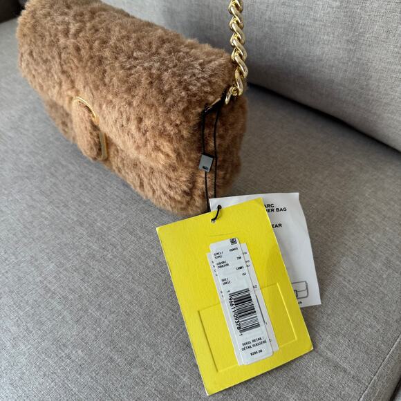 Marc Jacobs The Teddy J Marc Camel Brown Mini Handbag NEW Clutch Shoulder Bag - Picture 3 of 9